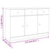 Dulap ALTA, 112x35x73 cm, lemn masiv de pin - WALTI WALTI