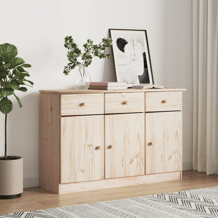 Dulap ALTA, 112x35x73 cm, lemn masiv de pin - WALTI WALTI