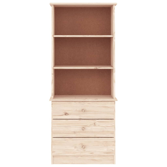 Bibliotecă cu sertare „ALTA”, 60x35x142 cm, lemn masiv de pin - WALTI WALTI