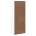 Bibliotecă cu sertare „ALTA”, alb, 60x35x142 cm, lemn masiv pin - WALTI WALTI