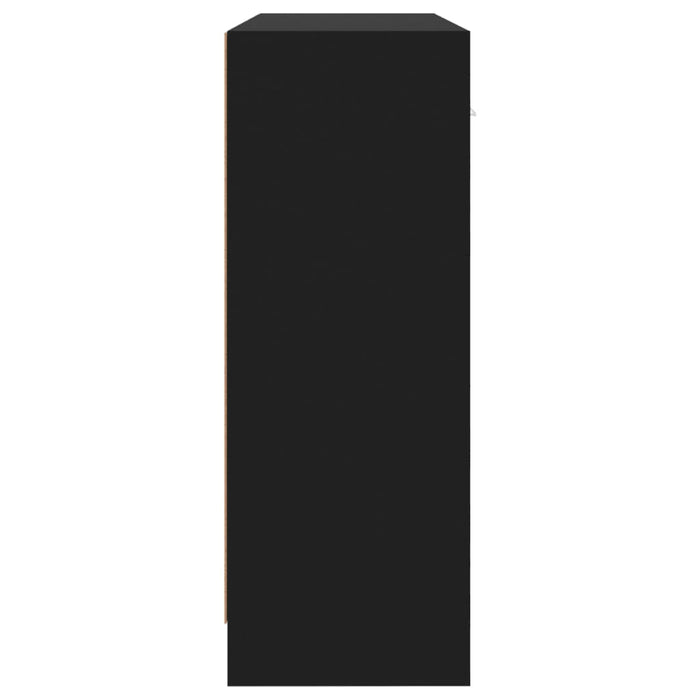 Servantă, negru, 91x28x75 cm, lemn prelucrat WALTI