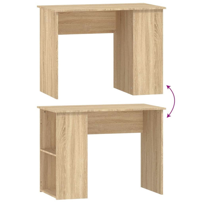 Birou, stejar sonoma, 100x55x75 cm, lemn prelucrat - WALTI WALTI
