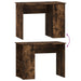 Birou, stejar afumat, 100x55x75 cm, lemn prelucrat - WALTI WALTI