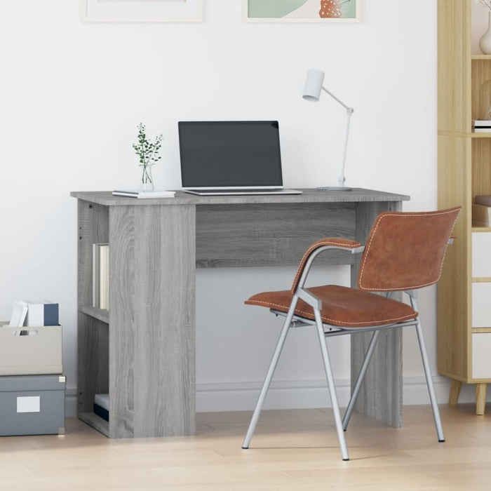 Birou, gri sonoma, 100x55x75 cm, lemn prelucrat - WALTI WALTI