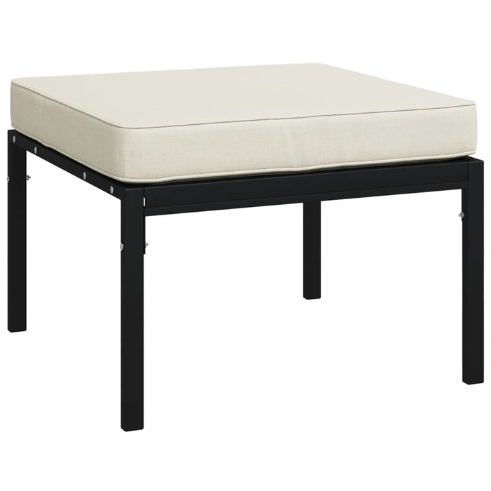 Set mobilier de grădină cu perne nisipii, 7 piese, oțel - WALTI WALTI