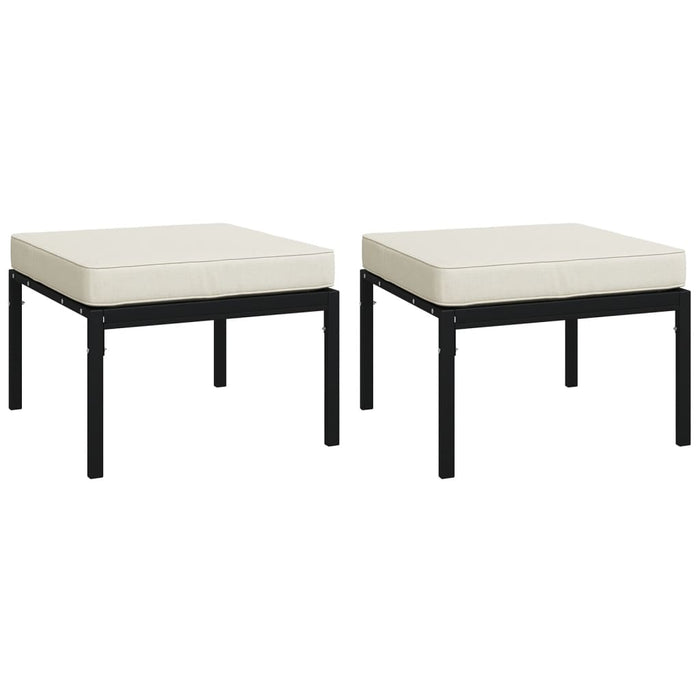 Set mobilier de grădină cu perne nisipii, 5 piese, oțel - WALTI WALTI