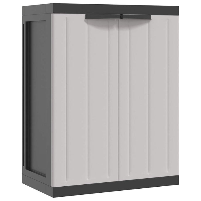 Dulap depozitare de exterior, gri și negru, 65x37x85 cm, PP - WALTI WALTI