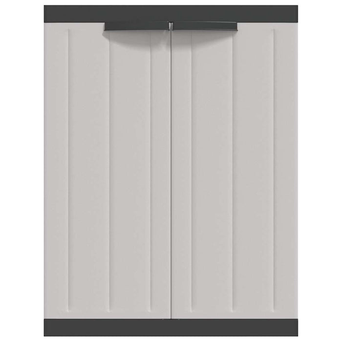Dulap depozitare de exterior, gri și negru, 65x37x85 cm, PP - WALTI WALTI