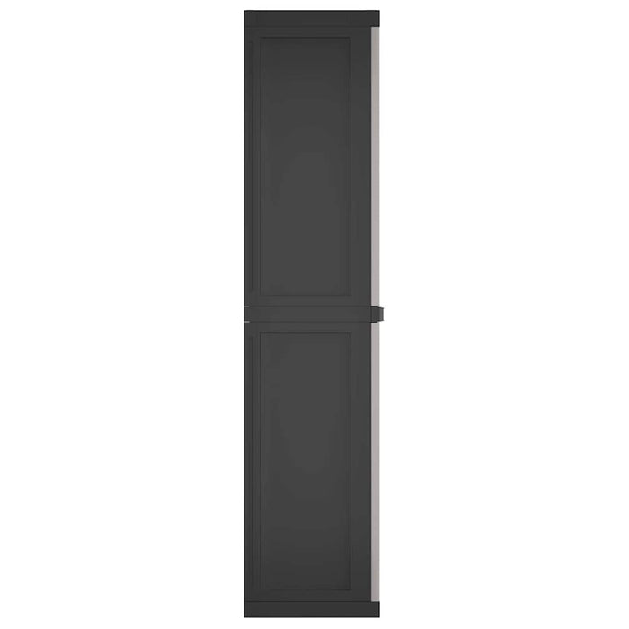 Dulap depozitare de exterior, gri și negru, 65x37x165 cm, PP - WALTI WALTI