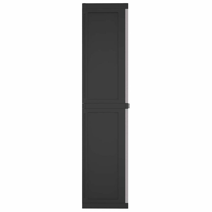 Dulap depozitare de exterior, gri și negru, 97x37x165 cm, PP - WALTI WALTI
