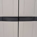 Dulap depozitare de exterior, gri și negru, 97x37x165 cm, PP - WALTI WALTI