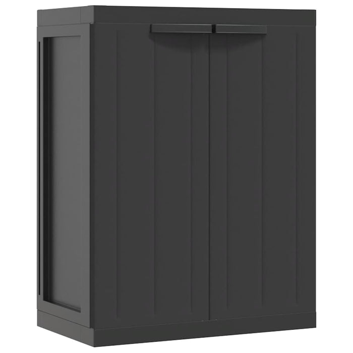 Dulap depozitare de exterior, negru, 65x37x85 cm, PP - WALTI WALTI