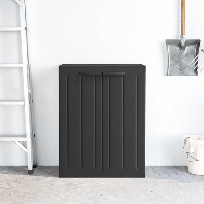 Dulap depozitare de exterior, negru, 65x37x85 cm, PP - WALTI WALTI