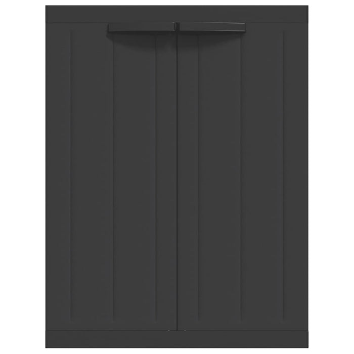 Dulap depozitare de exterior, negru, 65x37x85 cm, PP - WALTI WALTI