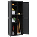 Dulap depozitare de exterior, negru, 65x37x165 cm, PP - WALTI WALTI