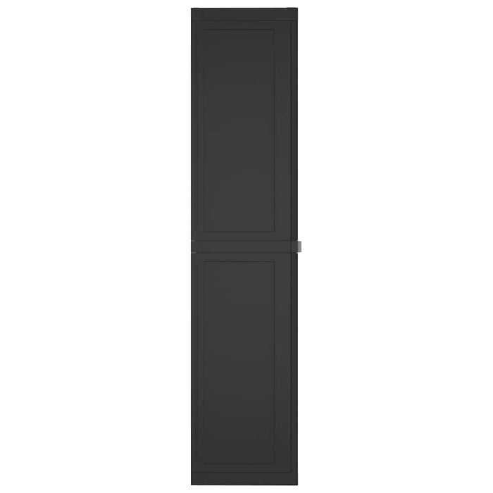 Dulap depozitare de exterior, negru, 65x37x165 cm, PP - WALTI WALTI