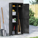 Dulap depozitare de exterior, negru, 65x37x165 cm, PP - WALTI WALTI