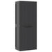 Dulap depozitare de exterior, negru, 65x37x165 cm, PP - WALTI WALTI
