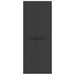 Dulap depozitare de exterior, negru, 65x37x165 cm, PP - WALTI WALTI