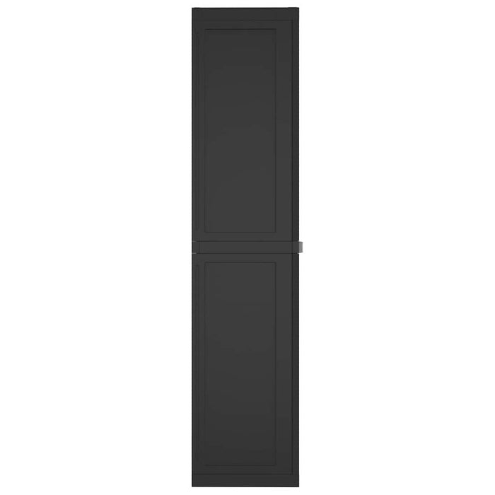 Dulap depozitare de exterior, negru, 65x37x165 cm, PP - WALTI WALTI
