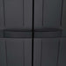 Dulap depozitare de exterior, negru, 65x37x165 cm, PP - WALTI WALTI