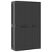 Dulap depozitare de exterior, negru, 97x37x165 cm, PP - WALTI WALTI