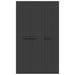 Dulap depozitare de exterior, negru, 97x37x165 cm, PP - WALTI WALTI