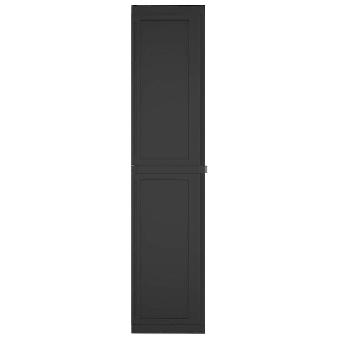 Dulap depozitare de exterior, negru, 97x37x165 cm, PP - WALTI WALTI
