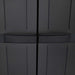 Dulap depozitare de exterior, negru, 97x37x165 cm, PP - WALTI WALTI