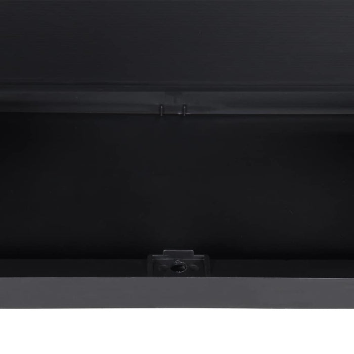 Dulap depozitare de exterior, negru, 97x37x165 cm, PP - WALTI WALTI
