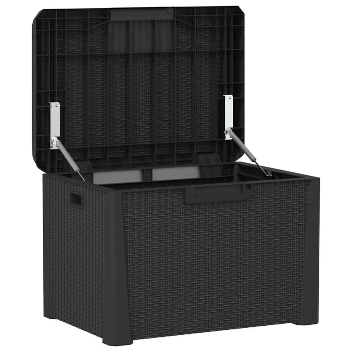 Cutie de depozitare pentru grădină, antracit, 125 L, PP - WALTI WALTI