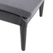 Șezlong cu pernă, antracit, 186x60x29 cm, PP - WALTI WALTI