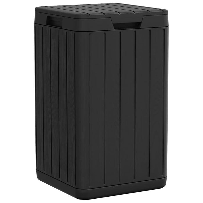 Coș de gunoi pentru exterior, antracit, 38x38x65 cm, PP - WALTI WALTI