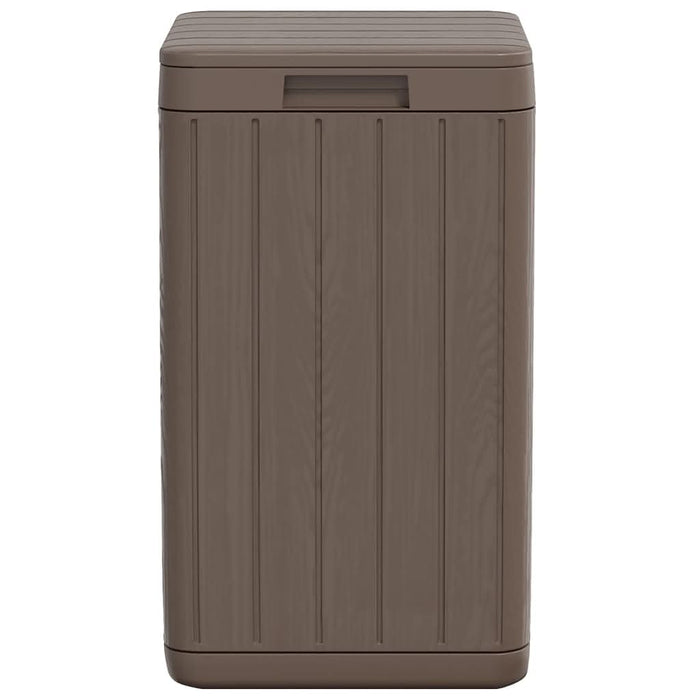 Coș de gunoi pentru exterior, maro, 38x38x65 cm, PP - WALTI WALTI