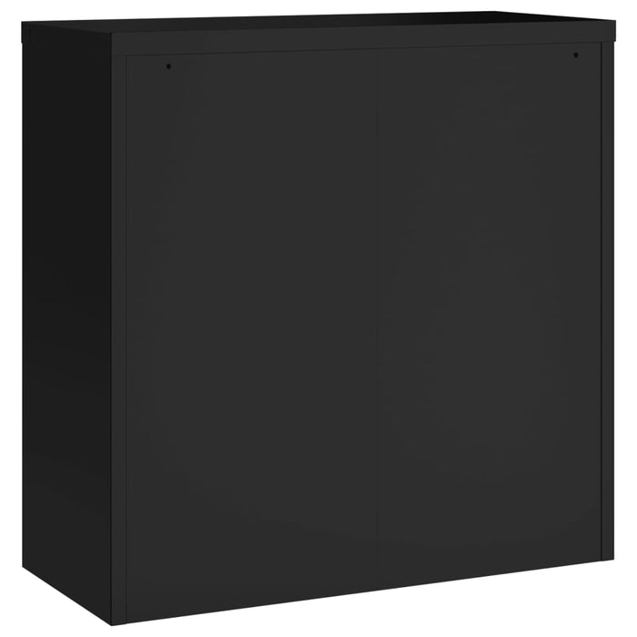 Dulap pentru dosare, negru, 90x40x90 cm, oțel - WALTI WALTI