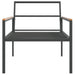 Set mobilier de grădină, cu perne, antracit, 4 piese, oțel - WALTI WALTI