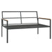 Set mobilier de grădină, cu perne, antracit, 4 piese, oțel - WALTI WALTI