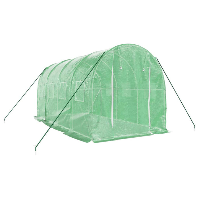 Seră cu cadru din oțel, verde, 8 m², 4x2x2 m - WALTI WALTI