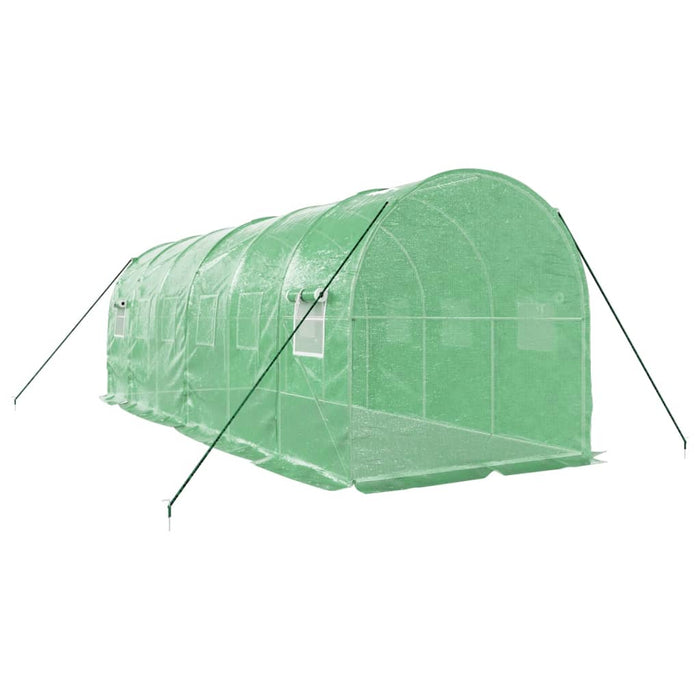 Seră cu cadru din oțel, verde, 12 m², 6x2x2 m - WALTI WALTI