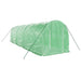 Seră cu cadru din oțel, verde, 16 m², 8x2x2 m - WALTI WALTI