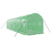 Seră cu cadru din oțel, verde, 16 m², 8x2x2 m - WALTI WALTI