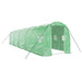 Seră cu cadru din oțel, verde, 20 m², 10x2x2 m - WALTI WALTI