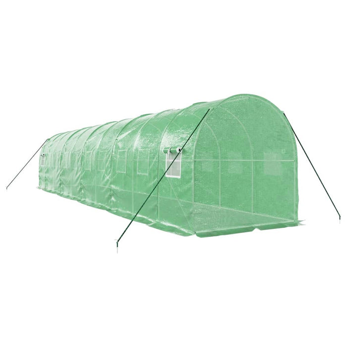 Seră cu cadru din oțel, verde, 20 m², 10x2x2 m - WALTI WALTI