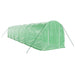 Seră cu cadru din oțel, verde, 24 m², 12x2x2 m - WALTI WALTI