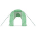 Seră cu cadru din oțel, verde, 28 m², 14x2x2 m - WALTI WALTI
