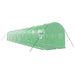 Seră cu cadru din oțel, verde, 28 m², 14x2x2 m - WALTI WALTI