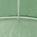 Seră cu cadru din oțel, verde, 28 m², 14x2x2 m - WALTI WALTI
