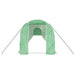 Seră cu cadru din oțel, verde, 32 m², 16x2x2 m - WALTI WALTI