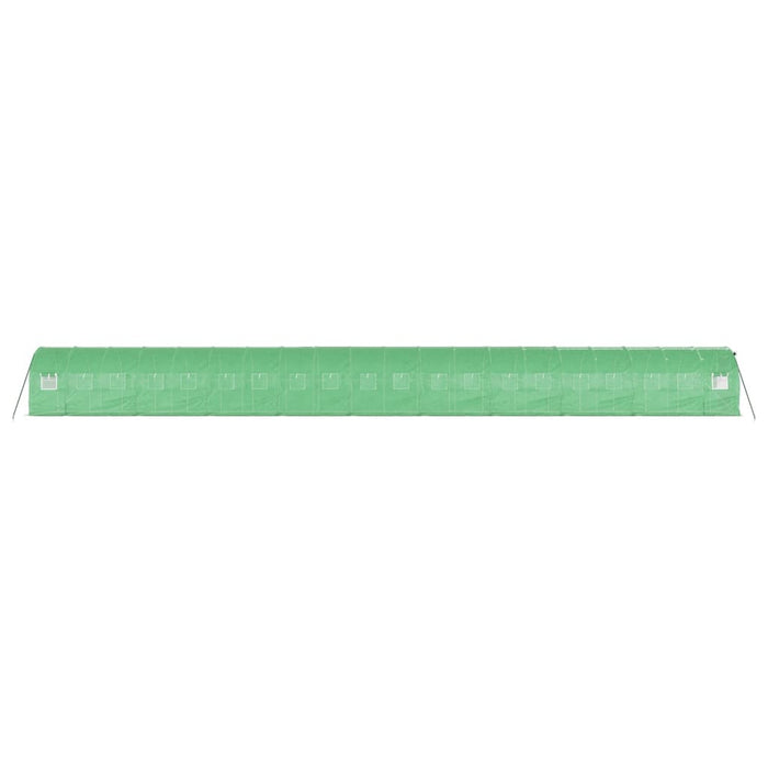 Seră cu cadru din oțel, verde, 40 m², 20x2x2 m - WALTI WALTI