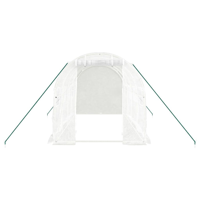 Seră cu cadru din oțel, alb, 8 m², 4x2x2 m - WALTI WALTI